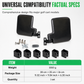 ⏰Universal Golf Cart Mirror – Curved glass & anti-shake mount ✨
