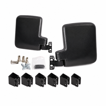 ⏰Universal Golf Cart Mirror – Curved glass & anti-shake mount ✨