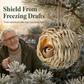 🐦 LIMITED-TIME 50% OFF! 🌾 Hand-Woven Spherical Straw Bird Nest – Dense Weave, Weather Resistant, Garden Ornament 🍃