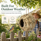 🐦 LIMITED-TIME 50% OFF! 🌾 Hand-Woven Spherical Straw Bird Nest – Dense Weave, Weather Resistant, Garden Ornament 🍃