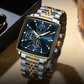💎 Premium Square Quartz Watch — Sapphire Crystal | 5 ATM Waterproof |