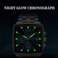 💎 Premium Square Quartz Watch — Sapphire Crystal | 5 ATM Waterproof |