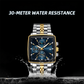 💎 Premium Square Quartz Watch — Sapphire Crystal | 5 ATM Waterproof |