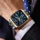 💎 Premium Square Quartz Watch — Sapphire Crystal | 5 ATM Waterproof |