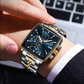 💎 Premium Square Quartz Watch — Sapphire Crystal | 5 ATM Waterproof |