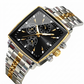💎 Premium Square Quartz Watch — Sapphire Crystal | 5 ATM Waterproof |