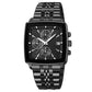 💎 Premium Square Quartz Watch — Sapphire Crystal | 5 ATM Waterproof |