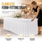 Pleated Table Skirt for Rectangular Tables Wedding Birthday Party Decoration and Market Stall Display