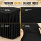 Pleated Table Skirt for Rectangular Tables Wedding Birthday Party Decoration and Market Stall Display