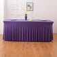 Pleated Table Skirt for Rectangular Tables Wedding Birthday Party Decoration and Market Stall Display