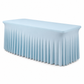 Pleated Table Skirt for Rectangular Tables Wedding Birthday Party Decoration and Market Stall Display
