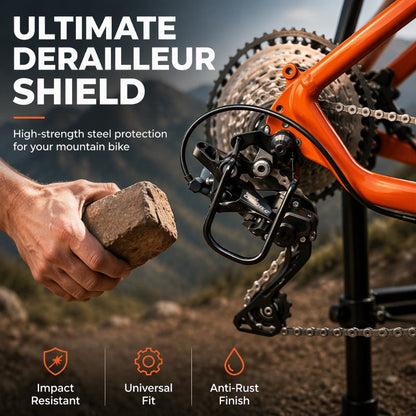 🚲 Rear Derailleur Guard – Solid Steel Protection for Mountain Bikes ⚙️