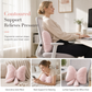 🌸Soft Minimalist Bowknot Throw Pillow with Detachable Design Decorative Lumbar