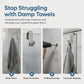 🚿 Over the Shower Door Hooks – No-Drill Bathroom Storage Made Easy 🛁✨