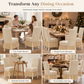 ⏰Thickened Stretch Chair Cover with Ruffled Skirt Universal Dustproof Slipcover🪑🛡️