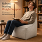🪑 Storage Stool Cover – Fill With Clothes, 100kg Load, Wide Zipper, Washable ✨