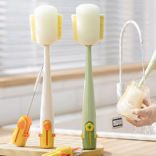 🧽✨ 5-in-1 Bottle Cleaner Set – Complete Cleaning for Every Corner 🍼✅