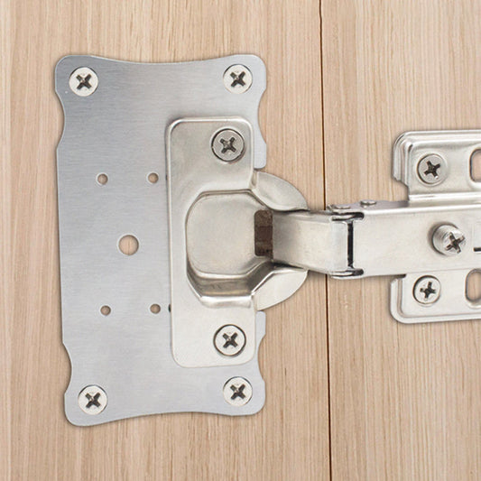 🔩 Cabinet Hinge Repair Plates – 4-Pack for Easy Cabinet Fixes 🛠️✨