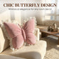 🦋 Elegant Butterfly-Shaped Throw Pillow – Delicate Lace & Charming Style 🌸✨