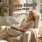🦋 Elegant Butterfly-Shaped Throw Pillow – Delicate Lace & Charming Style 🌸✨