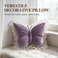 🦋 Elegant Butterfly-Shaped Throw Pillow – Delicate Lace & Charming Style 🌸✨
