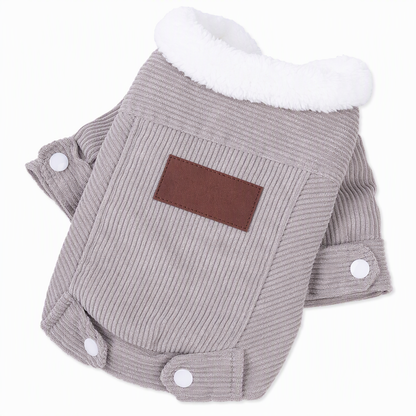 ❄️ Warm Lamb Fleece Pet Vest – Thick Lined, Built-in Leash Ring for Dogs & Cats ✨