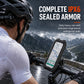 🚲 Waterproof Bike Phone Holder: IPX6, Touch Window, 360° Rotation, Handlebar & Mirror Mount