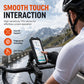 🚲 Waterproof Bike Phone Holder: IPX6, Touch Window, 360° Rotation, Handlebar & Mirror Mount