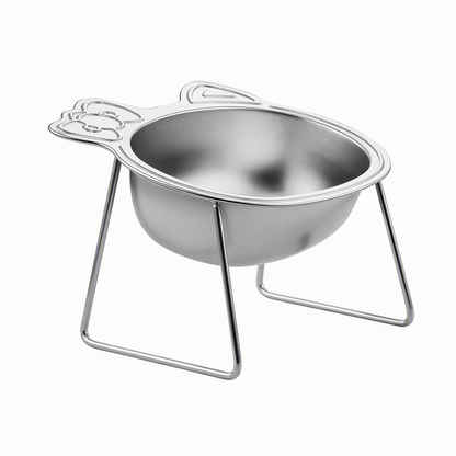 🐾 Elevated Stainless Steel Pet Bowl with Raised Stand – Practical & Stylish 🐶✨