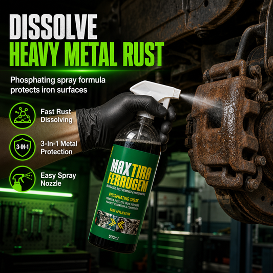 🔧 3-in-1 Rust Remover & Phosphating Agent – 500ml Metal Care Spray ✨