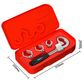 Double-headed adjustable universal key