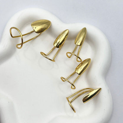 💥 Metal Fingertip Nail Ring – Bold & Fashionable Nail Jewelry ✨