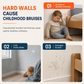 Adhesive 3D Anti Collision Soft Wall Padding for Kids Bedroom Bedside Protection and Wall Renovation