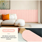 Adhesive 3D Anti Collision Soft Wall Padding for Kids Bedroom Bedside Protection and Wall Renovation