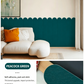 Adhesive 3D Anti Collision Soft Wall Padding for Kids Bedroom Bedside Protection and Wall Renovation