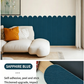 Adhesive 3D Anti Collision Soft Wall Padding for Kids Bedroom Bedside Protection and Wall Renovation