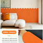 Adhesive 3D Anti Collision Soft Wall Padding for Kids Bedroom Bedside Protection and Wall Renovation