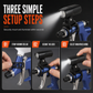 🔧✨ Lightweight Spray Gun – LED Aiming, Even Finish, Multi-scene 🎨