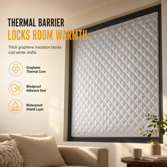 📢Removable Graphene Heat-Storing Winter Windproof and Insulating Curtains🔥✨