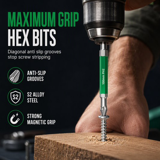 🔧 Magnetic Phillips Screwdriver Bit Set – High Hardness & Impact Resistant ⚙️✨
