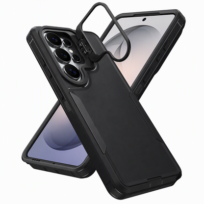 💥 Shockproof Phone Case – Metal Lens Protection & Kickstand 📱✨