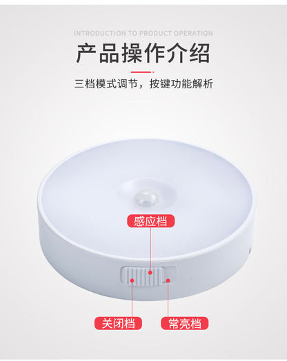 💡 Smart Rechargeable Wireless LED Motion Sensor Night Light – Smart Lighting for Every Corner 🌙✨