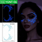 ✨ Halloween Luminous Face Tattoo Stickers – Glow In Dark, Waterproof, Easy Apply 🎃