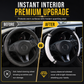💥Rhinestone Steering Wheel Cover – Sparkling, Quilted, Luxury 🚗