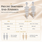 ⏰ Micro Pave Zircon Fan-Shaped Skirt Earrings – Elegant & Sparkling ✨🩵👂