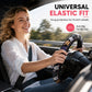 ⏰Universal 38cm Ringless Silk Steering Wheel Cover Printed Breathable Car Wheel Protector for All Seasons✨🚗