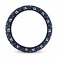 ⏰Universal 38cm Ringless Silk Steering Wheel Cover Printed Breathable Car Wheel Protector for All Seasons✨🚗