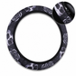 ⏰Universal 38cm Ringless Silk Steering Wheel Cover Printed Breathable Car Wheel Protector for All Seasons✨🚗