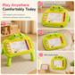 🎨 Kids Magnetic Drawing Board Table – Colorful, Mess-Free & Fun! 🌈✨