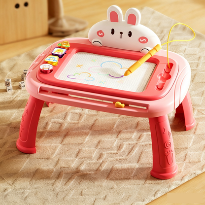 🎨 Kids Magnetic Drawing Board Table – Colorful, Mess-Free & Fun! 🌈✨